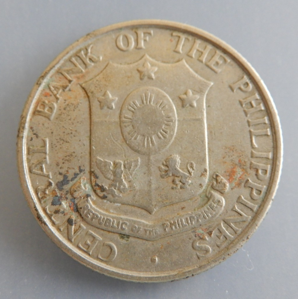 1962 Philippines 25 Centavos Coin