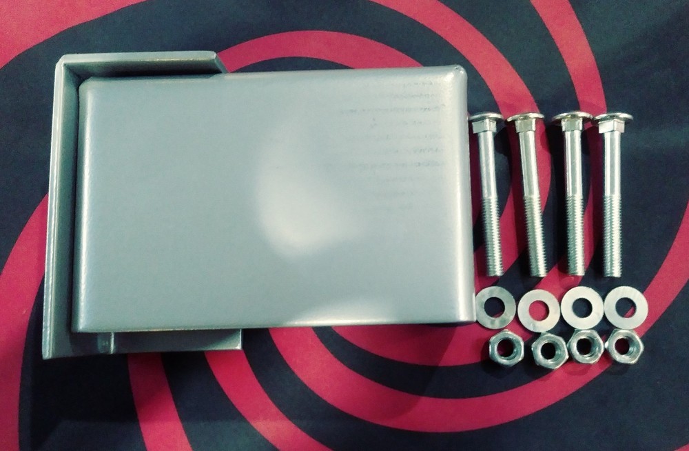 Weld-on or Bolt-on Lock Box and High Security Lock Combo for Containers