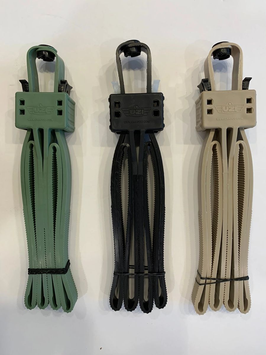 P2 2-4-1 Disposable Flex Cuffs Black, Green, or Tan 5" Wide Heavy Duty Construct