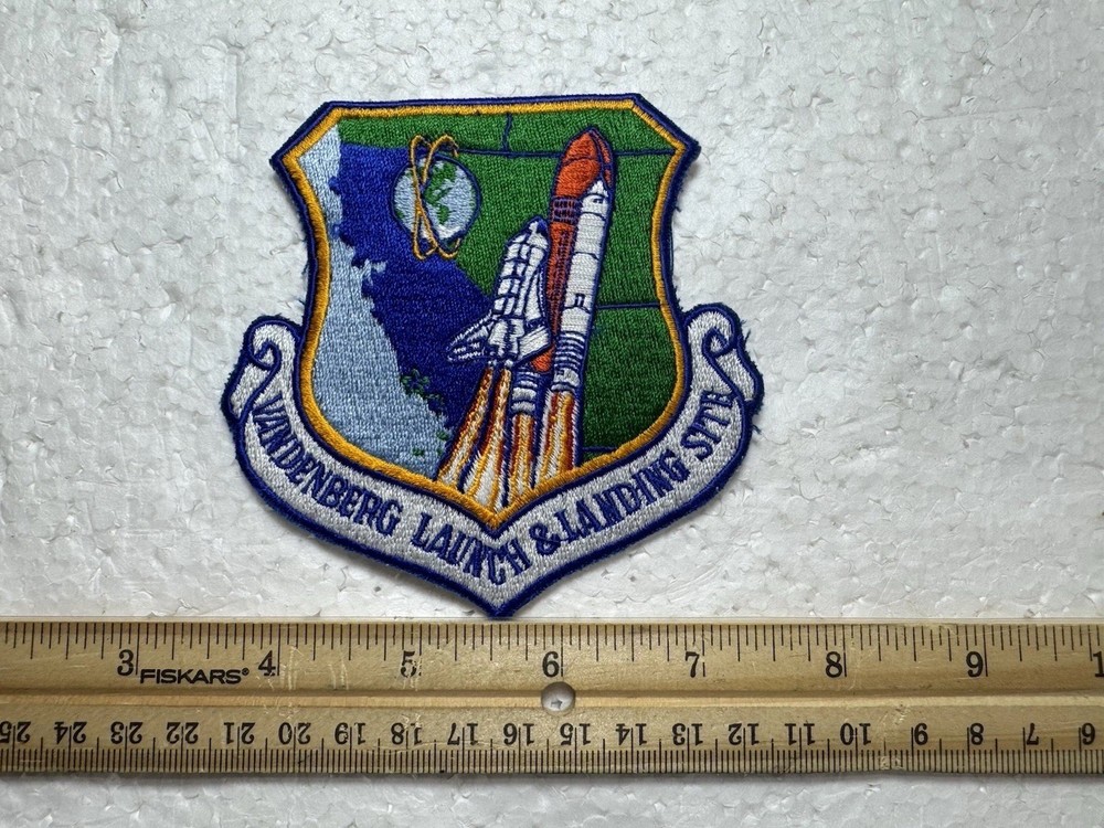 Vintage Vandenberg Air Force Base Patch- Space Shuttle Launch & Landing Site