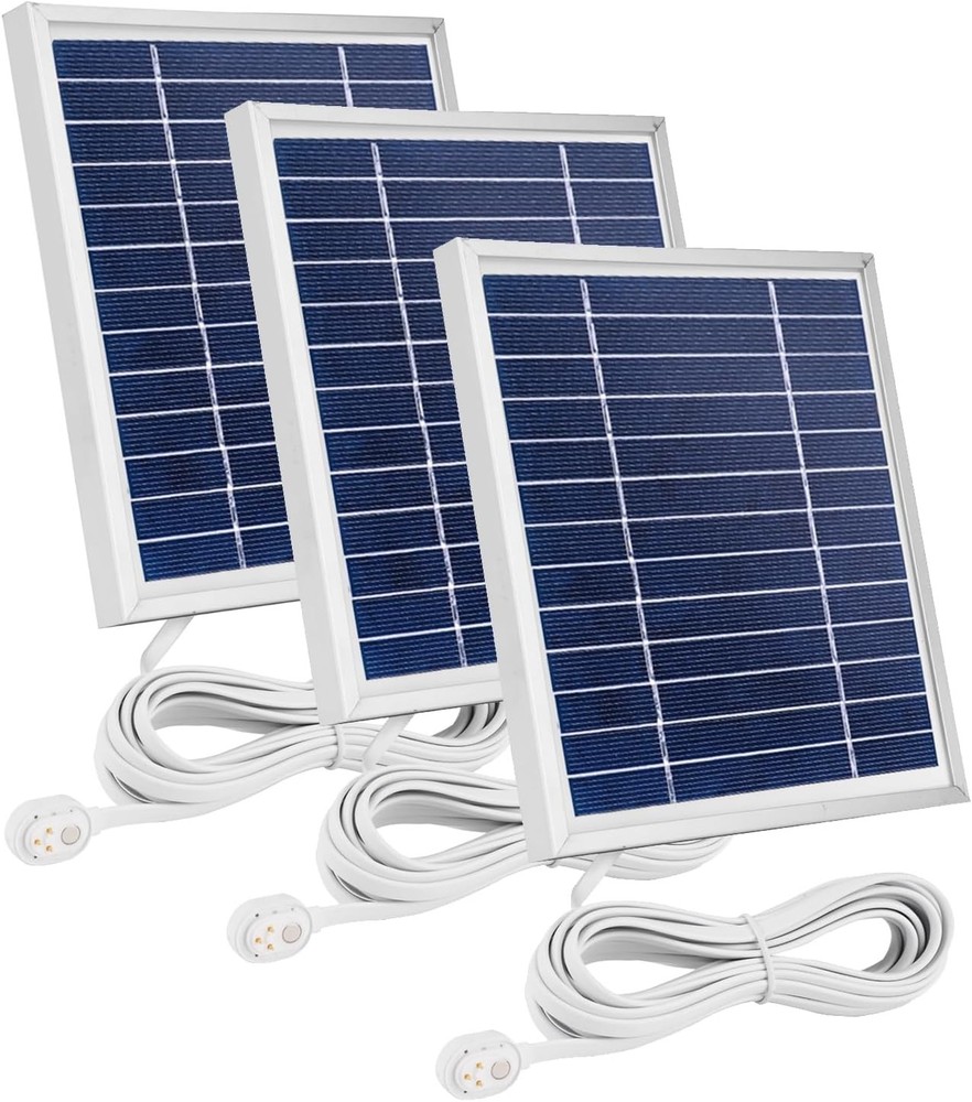 3 Pack Solar Panel Charger Compatible with Arlo Pro 4/Arlo Silver