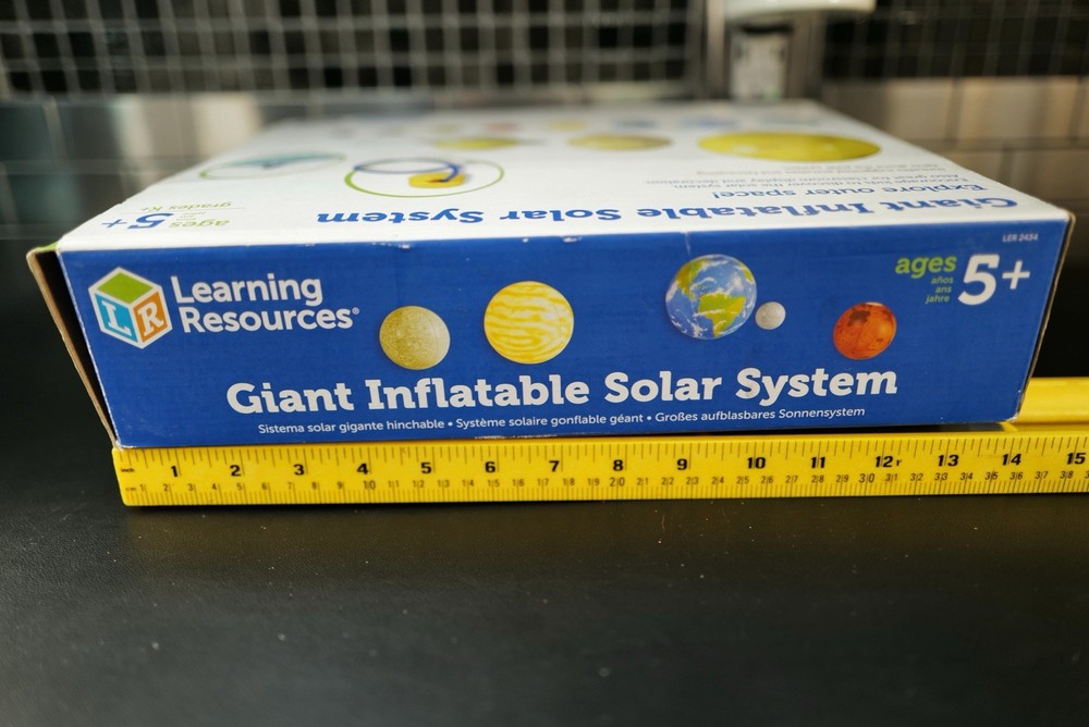 Learning Resources Giant Inflatable Solar System Classroom Set Pump Unused