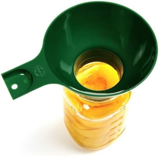 Extra Wide 4.75in Plastic Funnel in Green – Efficient Food Transfer Solution