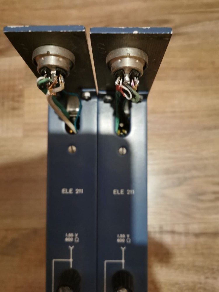 Tesla telefunken epp102 line preamp ele 211 pair