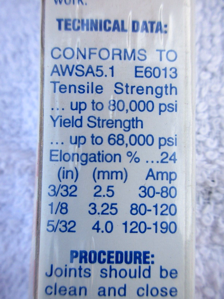 US Forge General Purpose Electrode E6013 3/32" by 14" ~ 10, 1-Pound Boxes #51322