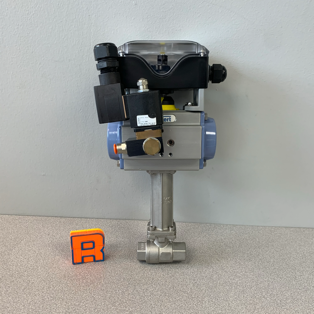 Burkert EPP2M01 Part-Turn Actuator Assembly w/ Valve (No Box)