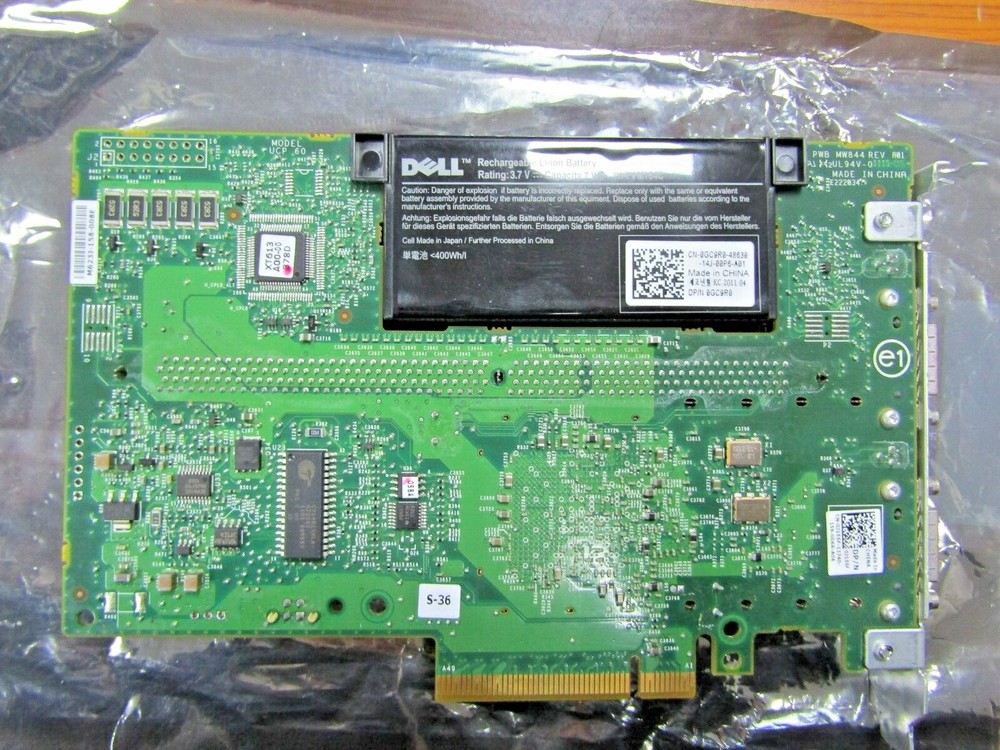 💥NEW DELL M164C 3.7 V RAID CONTROLLER E2K-UCP-60