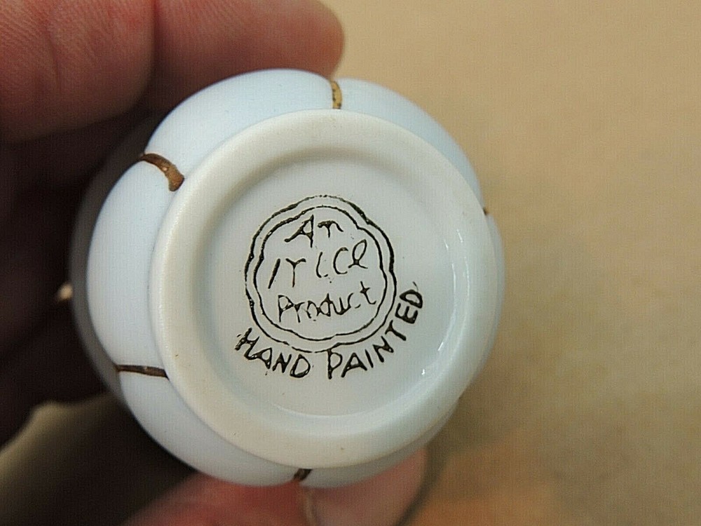 HANDPAINTED PERFUME ATOMIZER, IRVING W. RICE & CO