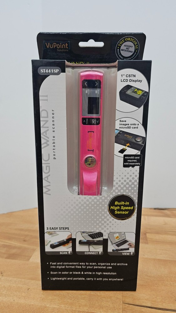 VuPoint Solutions Magic Wand II Portable Handheld Scanner