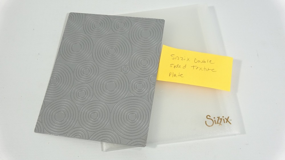 Sizzix Double Sided Texture Plate Circles