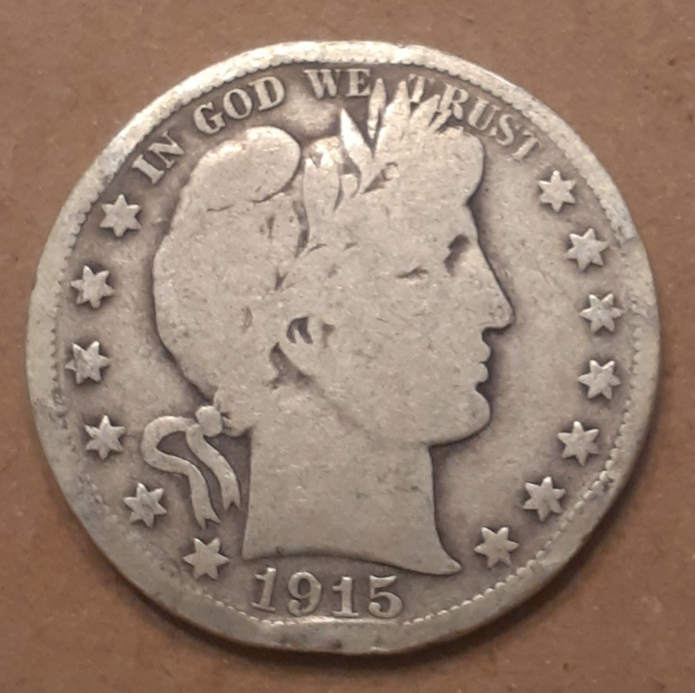1915 D   BARBER HALF DOLLAR