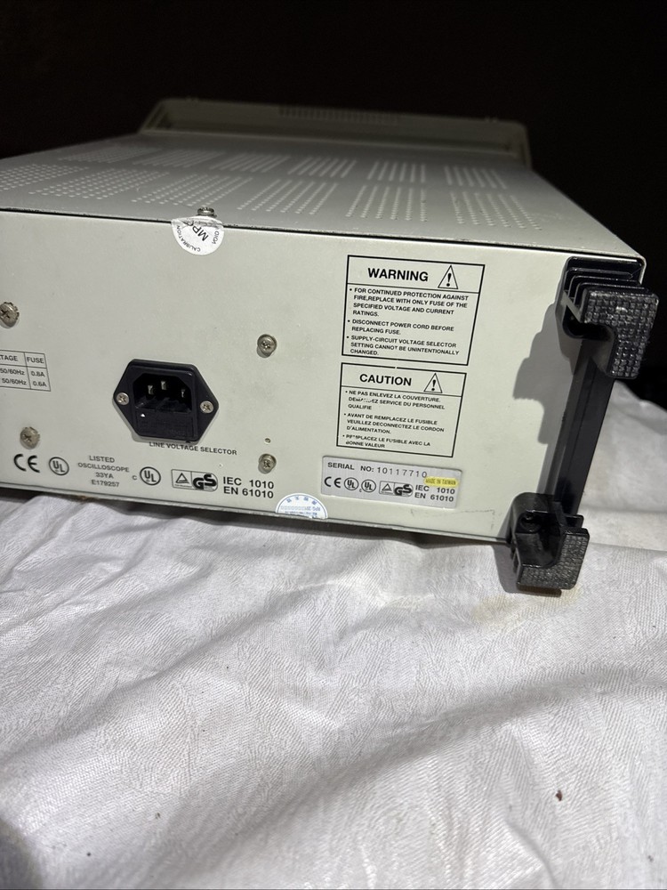 BK Precision 1541D Dual Trace Oscilloscope Power Tested, All Else Untested As Is