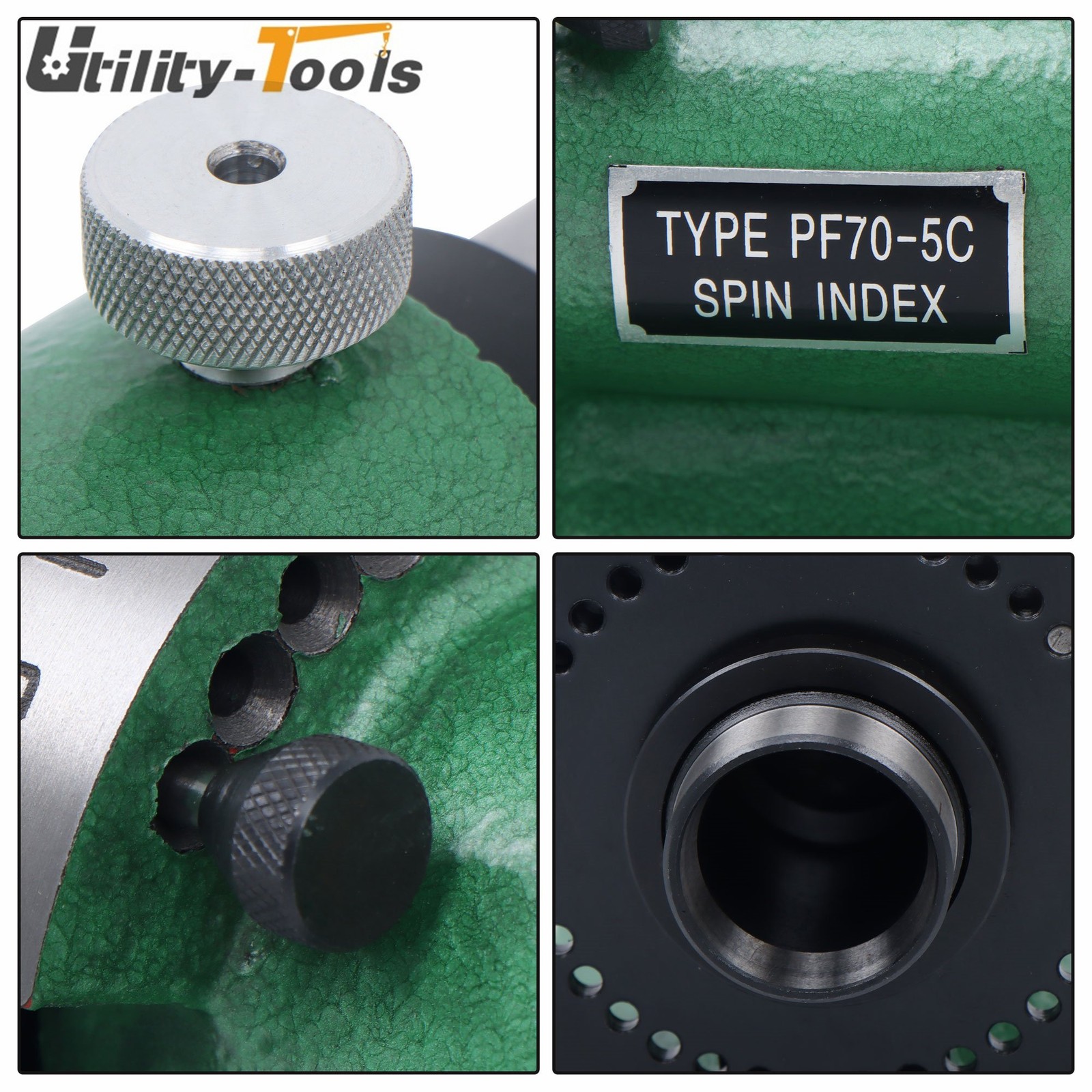 For Machine Grinder 5C Spin Index Fixture/5C Precision Spin Index Fixture Collet