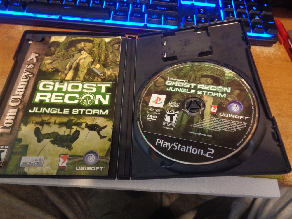 Play Station 2 Computer Program Ghost Recon Jungle Storm (NOT TESTED) (BOX#PIKE)