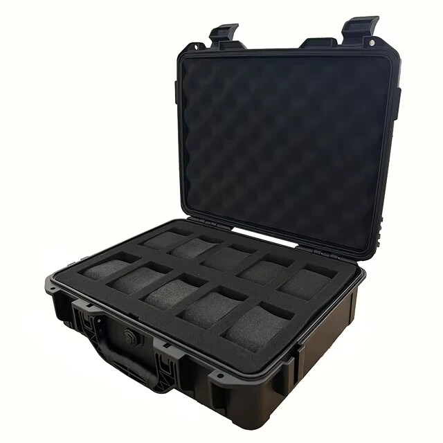 10 Watch Travel Case Waterproof Shockproof Foam Insert Lock