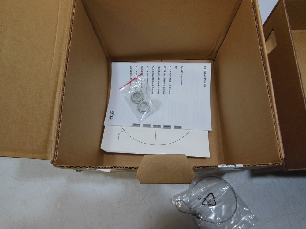 Axis P3343 Drop Ceiling Dome Kit for Security Camera 5502-361 - New