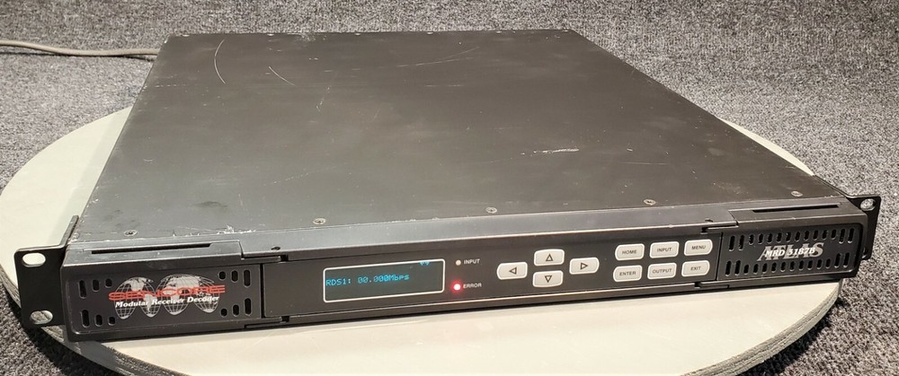 SENCORE MODULAR RECEIVER DECODER ATLAS MRD 3187B