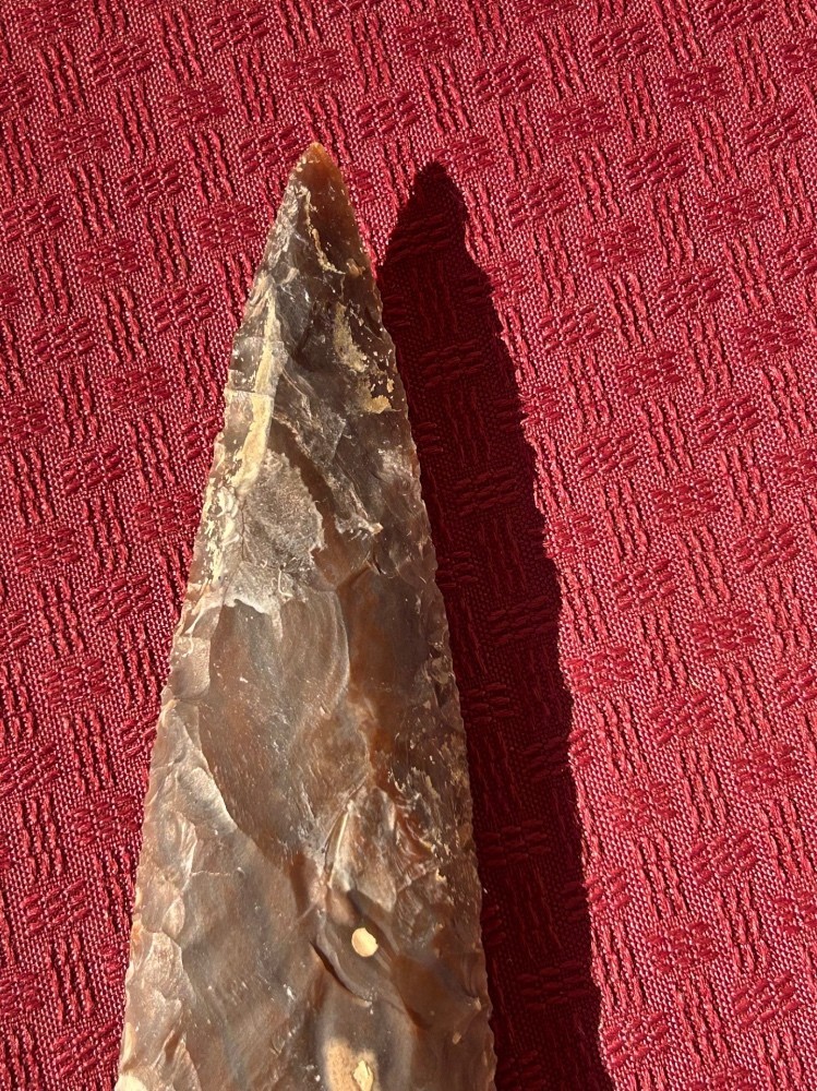 VERY NICE 7" Flint Spearhead Arrowhead