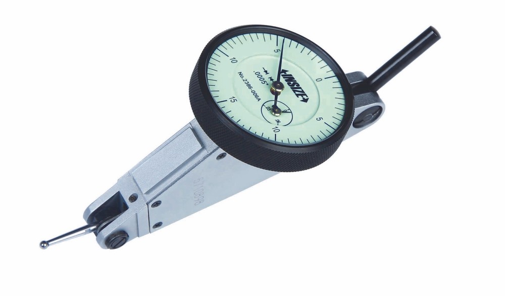 Insize LARGE RANGE DIAL TEST INDICATOR, .06", graduation .0005" (2386-006A)
