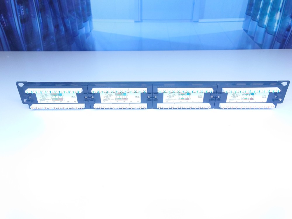 CAT6 24-PORT RACK-MOUNT PATCH PANEL