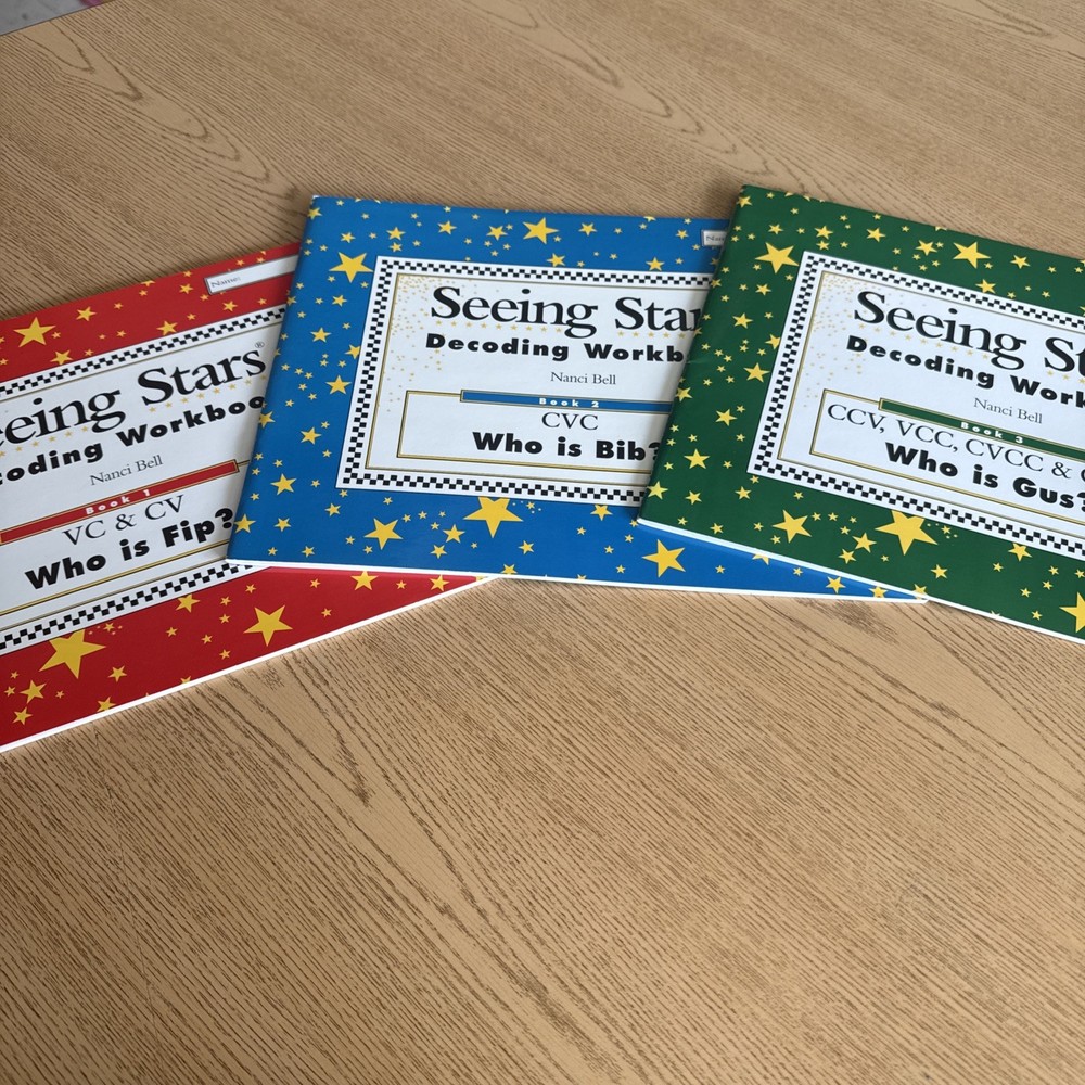 Seeing Stars Decoding Workbook Books 1, 2, & 3