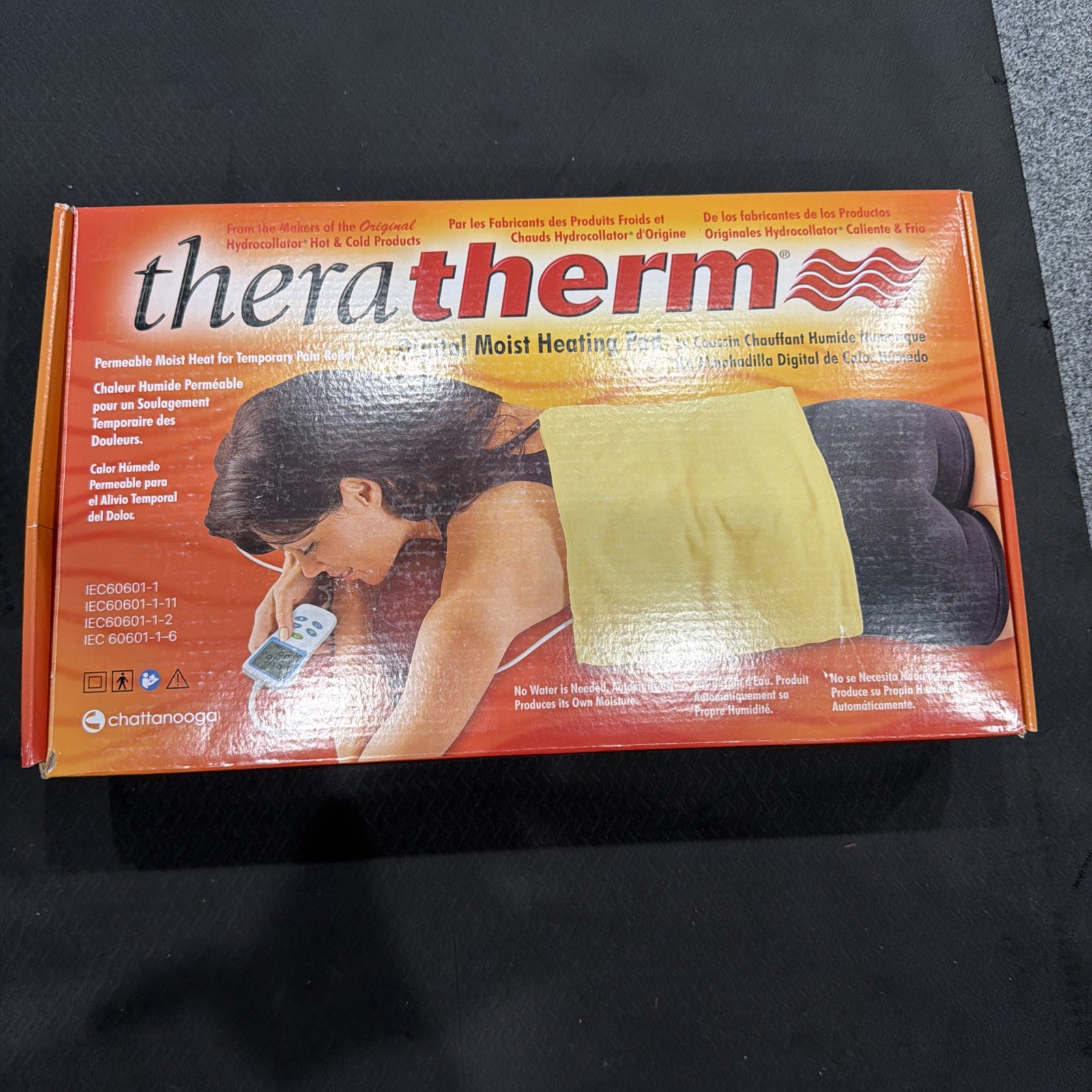 Chattanooga TheraTherm Digital Moist Heating Pad – Back Standard 14” x 27” - New