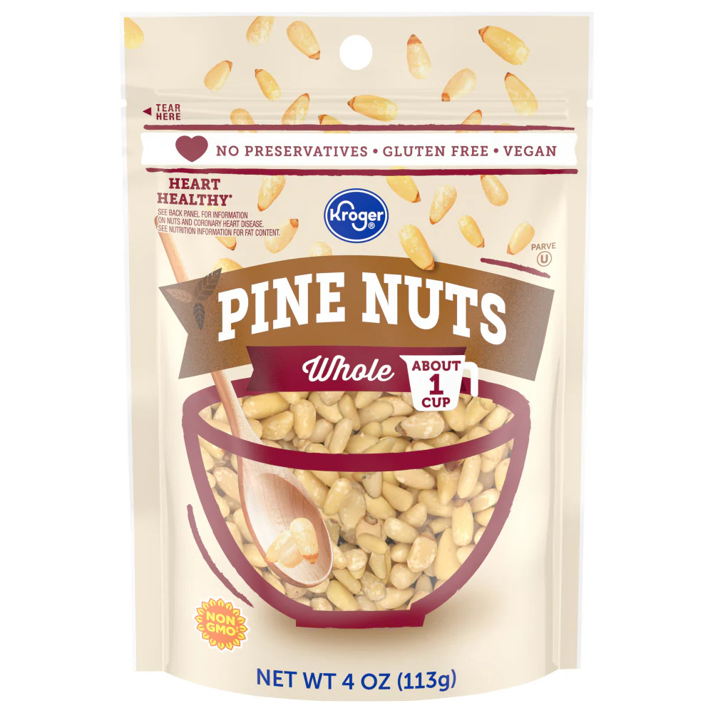 KG Whole Pine Nuts 4 oz - 3 Pack
