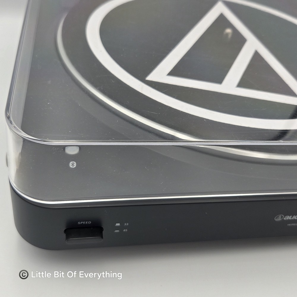 Audio-Technica AT-LP60-BT Black Wireless Turntable w/ Optional Bluetooth TESTED!