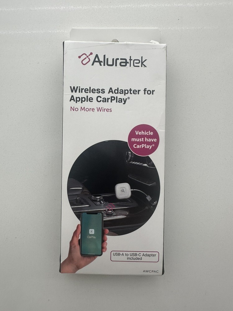 ALURATEK WIRELESS ADAPTER FOR APPLE CARPLAY AWCPAC