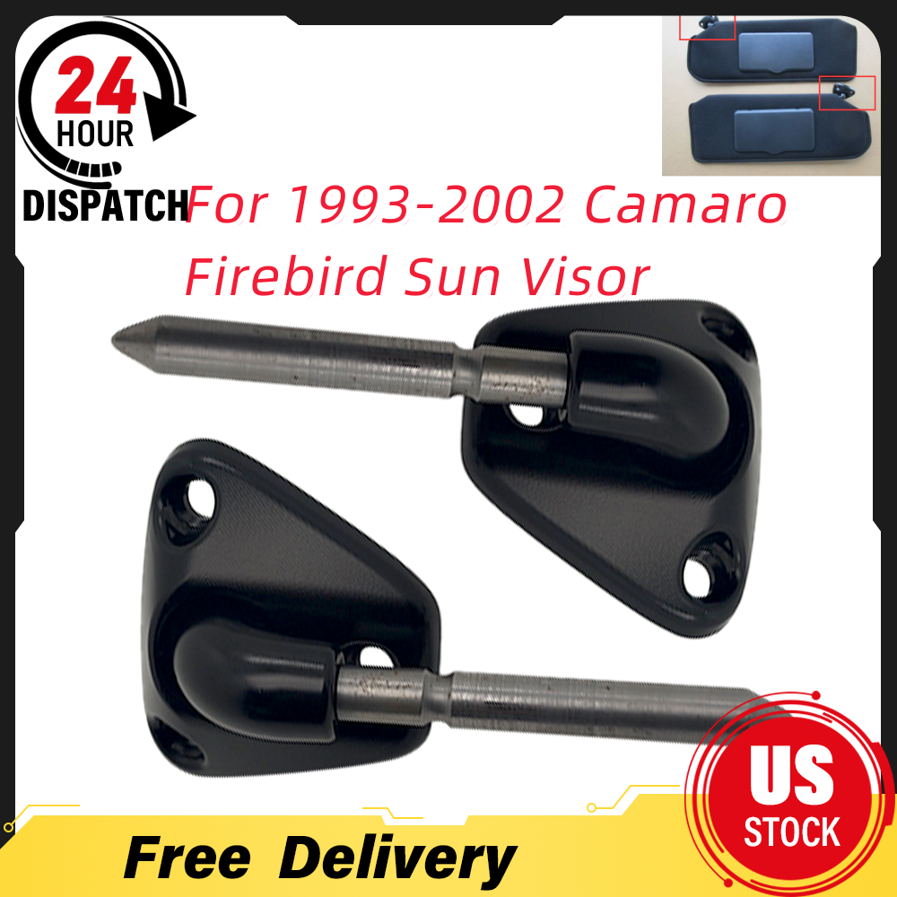 Left& Right Mounting Brackets Pair For 1993-2002 Camaro Firebird Sun Visor