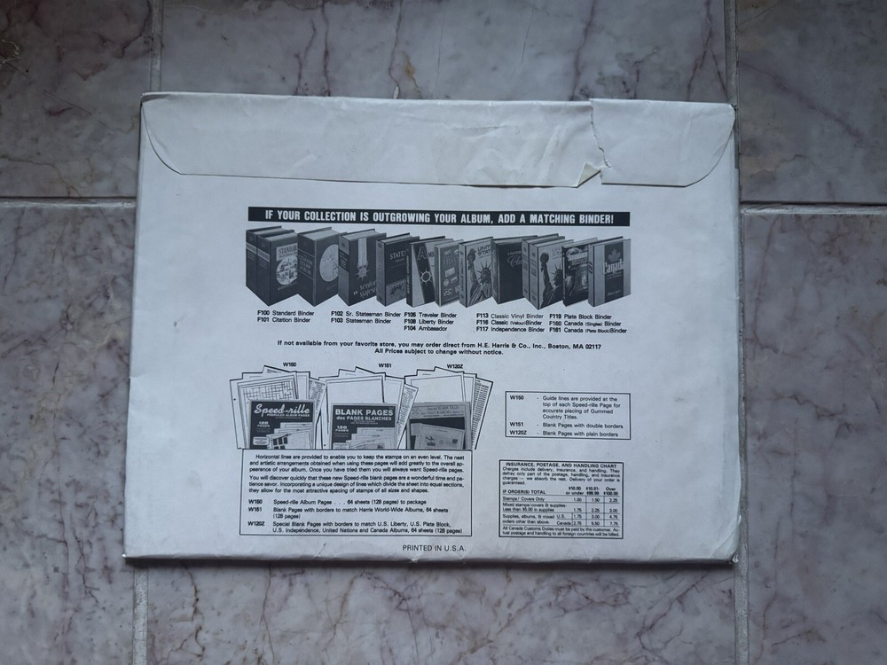 H.E. Harris 1983 United States Classic Supplement X113U New!