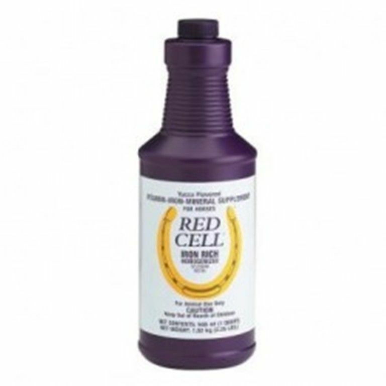 Red Cell Liquid 32 oz Equine Horse Vitamin-Iron-Mineral Feed Supplement