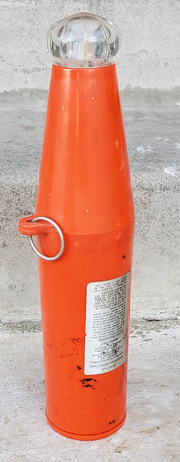 VINTAGE NAUTICAL MARITIME EMERGENCY DISTRESS BEACON SIGNAL BUOY SODERBERG MANUFA