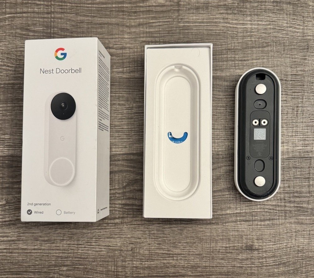 Google Nest Doorbell, Wired - Snow