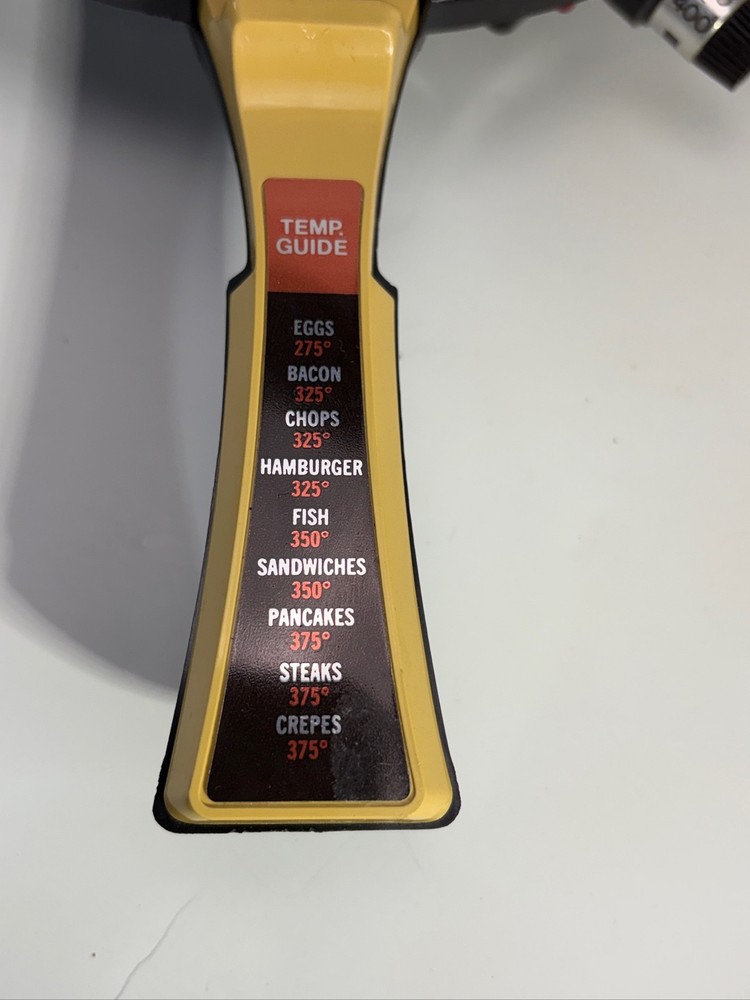 Vintage Sears Mr. Burger * All Temperature Griddle. Box, Knife, Instructions
