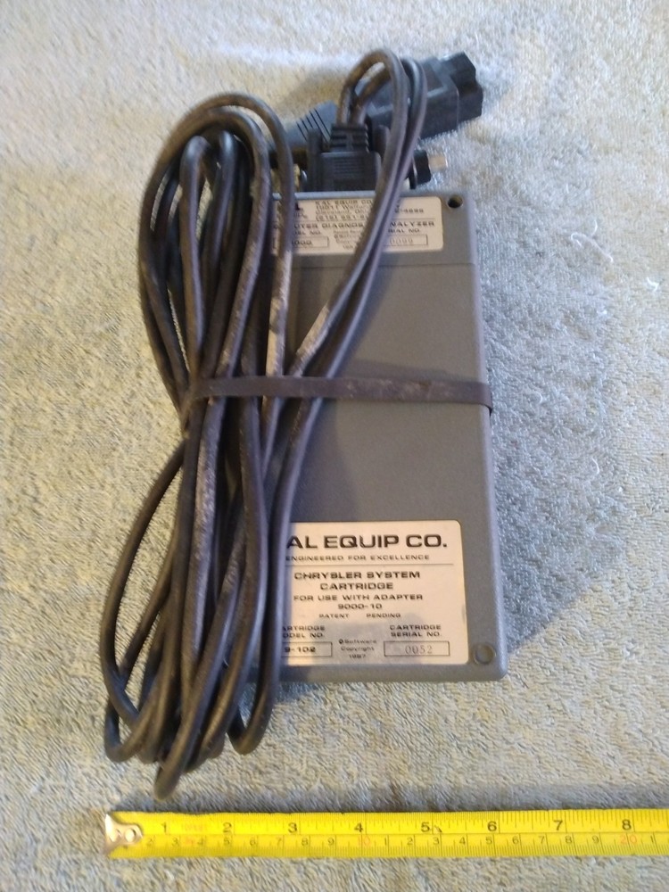 Vtg Kal Equip Computer Diagnostic Analyzer/Chrysler System Cartridge