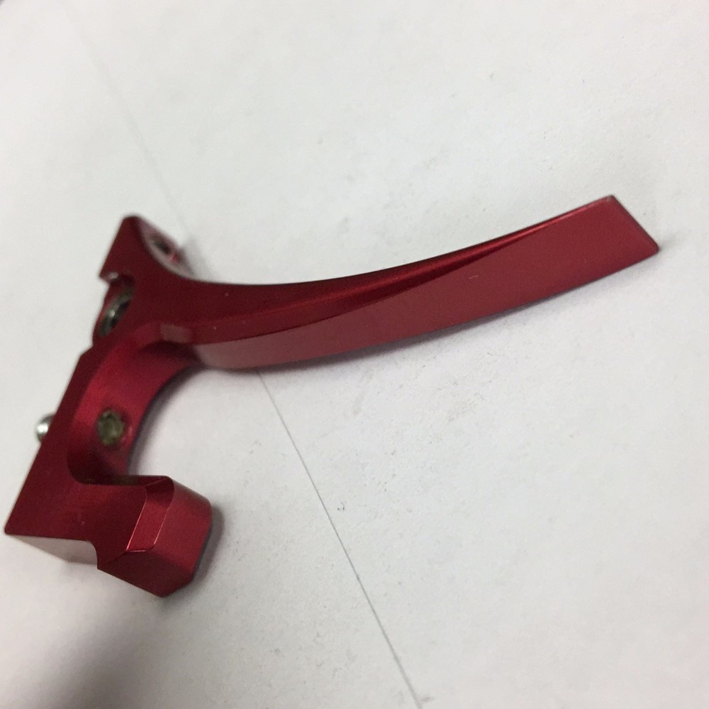 NEW - Custom Products CP Paintball PM7 Rake Trigger - Red