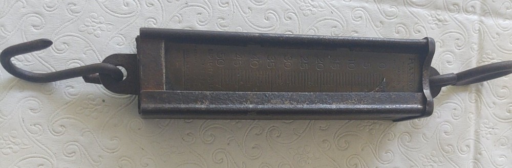 Hanson Model No. 895 Hanging Scale 0- 50 Lbs.