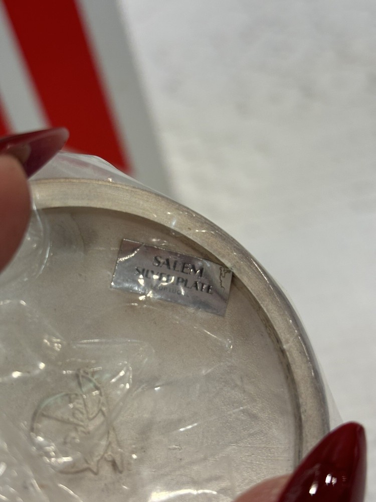 Vintage Salem Silversmiths 7” Silverplate Goblet