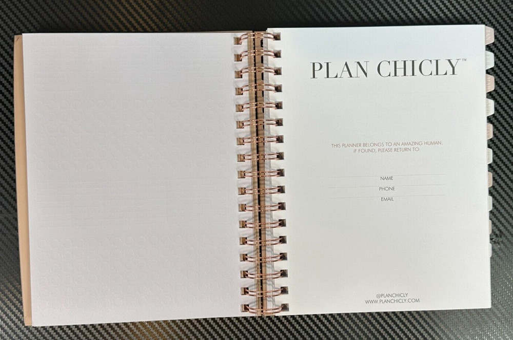 Plan Chicly 2023 Planner with Scratch Proof Magnetic Box Nude