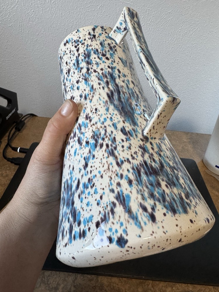Vintage Speckled Pitcher Mid Mod?