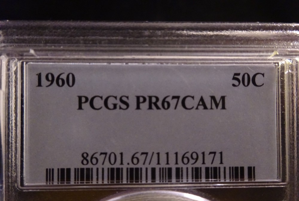 1960 Franklin Silver Proof Half Dollar PCGS PR67CAM
