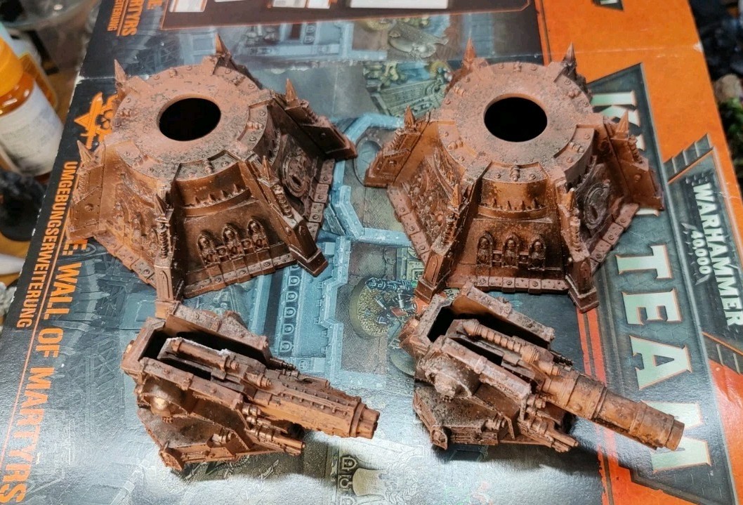 Warhammer 40k Vengeance Weapons Battery x2 OoP Wall Of Martyrs Free Shipping