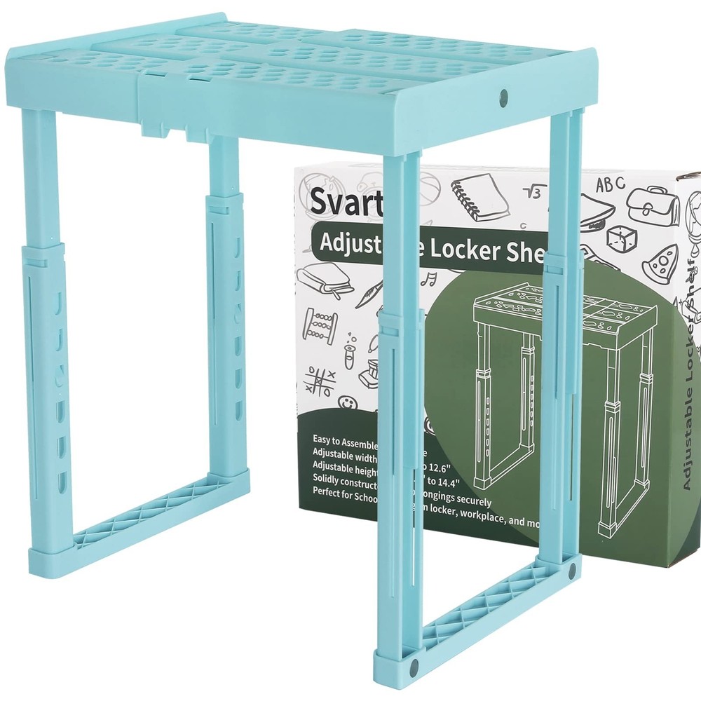 Adjustable Locker Shelf for School, Height and Width Adjustable Locker Organi...