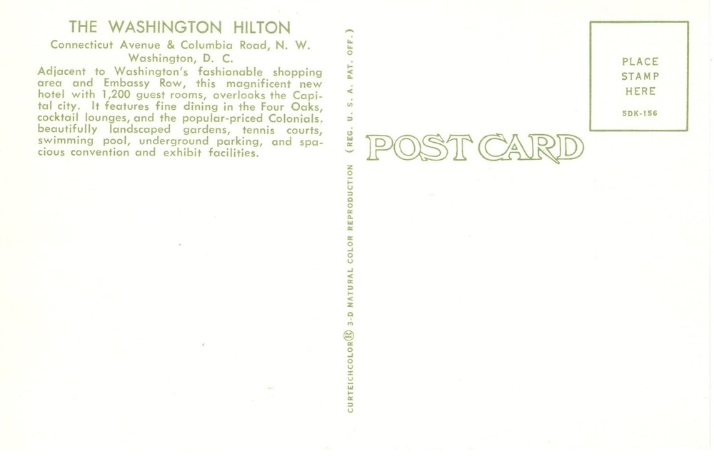 THE WASHINGTON HILTON, WASHINGTON, D.C. - PC5841