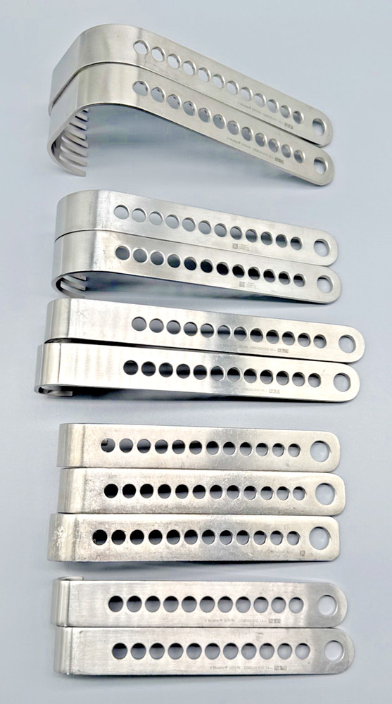 V. Mueller Charnley Retractor Initial Incision Orthopedic Blade Set