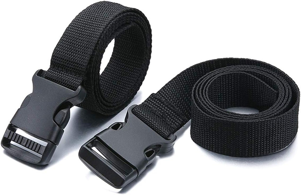 Backpack Accessory Strap 4PCS 1.5X40Inch Black Utility Straps with Quick-Release