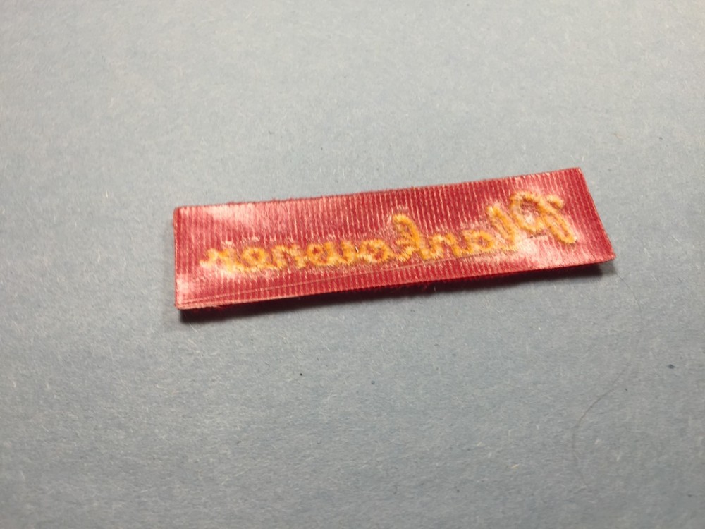 US Navy -Plankowner cloth patch (Yellow/Red)