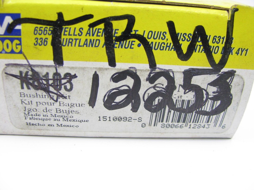 Moog K8103 Steering Idler Arm Bushing