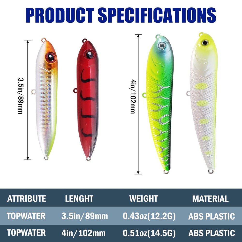 EUPHENG Catfish Float Rig, 3.5inch/4inch Rattle Float(4PCS), red